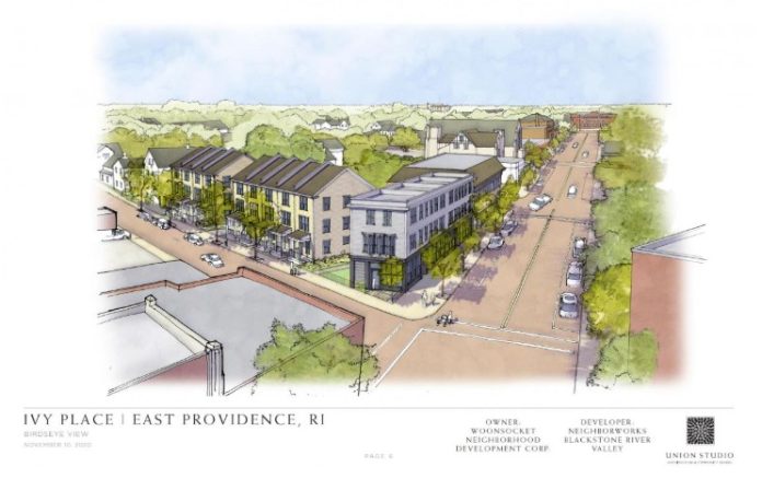 IVY PLACE, an affordable housing development on Ivy Street in East Providence, features 