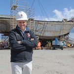 Ted Williams was named president of North Kingstown-based Senesco Marine LLC in 2021. He previously served as construction manager for General Dynamics Electric Boat. / PBN PHOTO/ELIZABETH GRAHAM