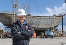 To lead, adapt Ted Williams was named president of North Kingstown-based Senesco Marine LLC in 2021. He previously served as construction manager for General Dynamics Electric Boat. / PBN PHOTO/ELIZABETH GRAHAM