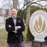 Unafraid of risk, new executive director takes bold action at Rhode Island College STRONGER TOGETHER: Eric Shoen merged the Rhode Island College Foundation and the Rhode Island College Alumni Association into a single entity.
PBN PHOTO/ELIZABETH GRAHAM