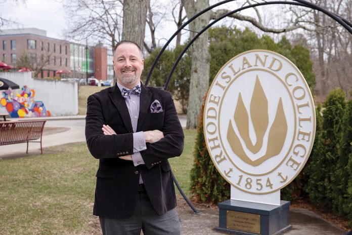 STRONGER TOGETHER: Eric Shoen merged the Rhode Island College Foundation and the Rhode Island College Alumni Association into a single entity.
PBN PHOTO/ELIZABETH GRAHAM STRONGER TOGETHER: Eric Shoen merged the Rhode Island College Foundation and the Rhode Island College Alumni Association into a single entity.
PBN PHOTO/ELIZABETH GRAHAM