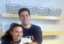 DREAM FULFILLED: Kevin Garabedian, who always wanted to have his own restaurant, and his wife, Nikki, who grew up in that atmosphere, opened Ocean & Fifth Cafe in Newport on March 1.  PBN PHOTO/CHRISTOPHER ALLEN