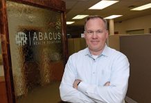 Using technology to improve the odds for chronic conditions DEALMAKER: Joseph Wroblewski, chief technology officer and managing partner at Abacus Health Solutions LLC, was given the title of “consummate negotiator” by colleagues for his ability to cut the best deals with vendors and suppliers while remaining friendly and respectful.
PBN PHOTO/ELIZABETH GRAHAM