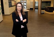 KEEPING UP: Jill DeShiro, executive vice president, chief financial and chief operating officer of Centreville Bank, spearheaded modernizing the company’s infrastructure and technology. PBN PHOTO/ELIZABETH GRAHAM