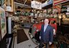 CALLING  THE SHOTS: Nicholas Schorsch visits The Brick Alley Pub & Restaurant in Newport. Schorsch is CEO of the Heritage Group, which has purchased two dozen Rhode Island restaurants in recent years, including the Brick Alley Pub.  PBN PHOTO/ MICHAEL SALERNO
