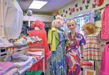 FLYING ­COLORS: Elaine Felag opened Feminine Fancies in 1982 and gave herself five years to work. Nearly 44 years later, the women’s boutique is still going strong.  PBN FILE PHOTO/­MICHAEL SALERNO