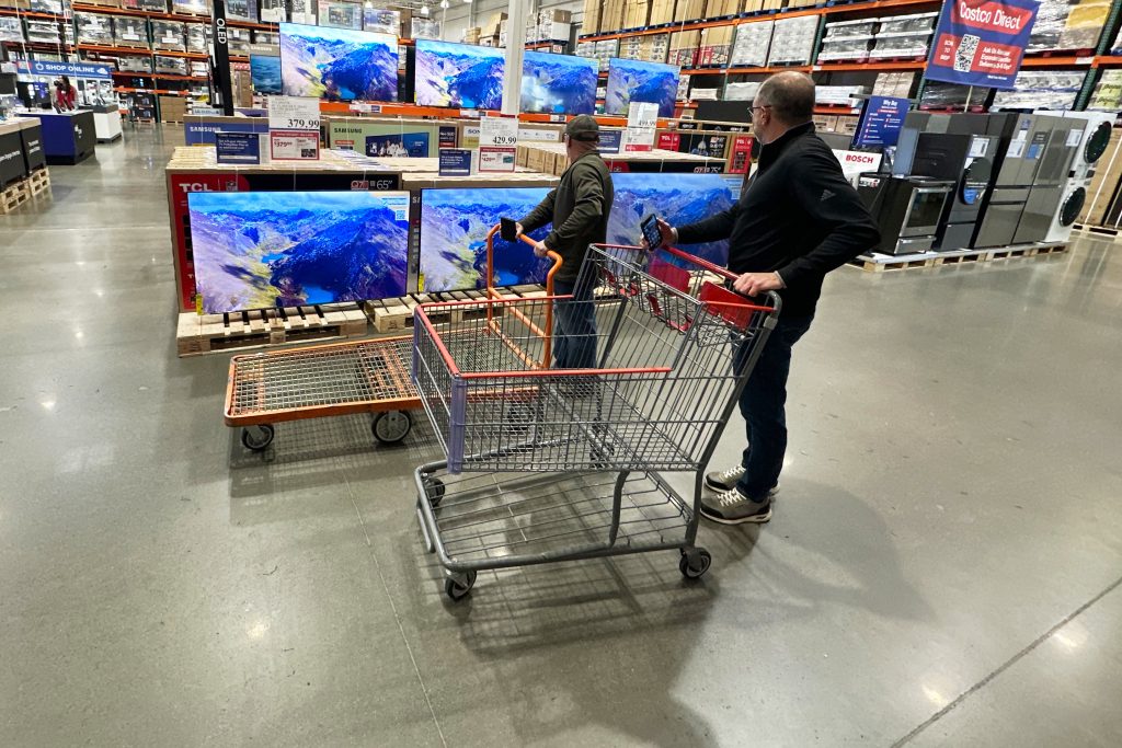 Retail sales growth slowed in April from March as higher gas...