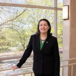 Reshaping URI from the inside out A stabilizing presence: Abby Benson, vice president for administration and finance at URI, has overseen more than $1 billion in capital planning to improve sustainability and student experience.
PBN PHOTO/TRACY JENKINS