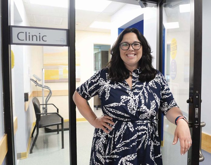 Everyone deserves healthcare: Amy Albert, deputy director of Rhode Island Free Clinic, has spent over a decade working to ensure underserved communities receive the healthcare they need.
PBN PHOTO/ELIZABETH GRAHAM Everyone deserves healthcare: Amy Albert, deputy director of Rhode Island Free Clinic, has spent over a decade working to ensure underserved communities receive the healthcare they need.
PBN PHOTO/ELIZABETH GRAHAM