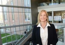 Shaping culture through branding Raising the school’s voice: Laura Baldwin, chief marketing officer at Roger Williams University, said her role at the university boils down to connecting the right people with the right issues to solve problems.
PBN PHOTO/ELIZABETH GRAHAM