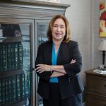 There’s no “I” in team: Laurie Horridge, executive director of the Narragansett Bay Commission, strongly believes in hiring the smartest people and letting them do their jobs.  PBN PHOTO/­TRACY JENKINS