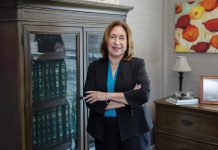 There’s no “I” in team: Laurie Horridge, executive director of the Narragansett Bay Commission, strongly believes in hiring the smartest people and letting them do their jobs.  PBN PHOTO/­TRACY JENKINS