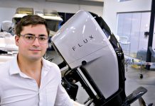 Ben Sorkin co-founded Bristol-based Flux Marine Ltd. in 2018. The company designs and manufactures high-performance, electric outboard motors and powertrain systems for boats. / PBN PHOTO/MICHAEL SALERNO