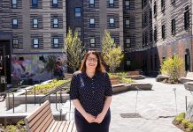 Crossroads RI looks back at 30 years of fighting for Ocean State housing Raising the roof: Michelle Wilcox, CEO of Crossroads Rhode Island, was recognized for her work with the 2026 Women Leading the Way award by U.S. Rep. Seth Magaziner, D-R.I.
PBN PHOTO/TRACY JENKINS