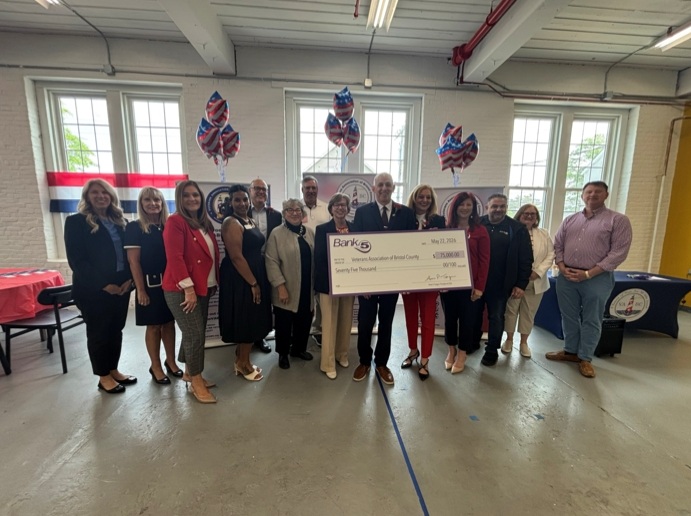 BankFive marks Flagpole Ceremony with $75K donation for local veterans
