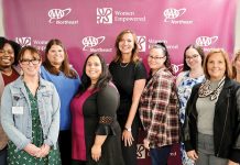 AAA Northeast EMPOWERED EMPLOYEES: AAA Northeast staff members participate in the company’s Women Empowered employee resource group.
COURTESY AAA NORTHEAST
