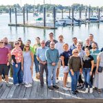 AVTECH Software Inc. on the water: AVTECH employees are ready to embark on a company outing.
COURTESY AVTECH SOFTWARE INC.