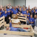 BankNewport
Bed, bank and beyond: BankNewport employees participate in a charity program to build beds for children.
COURTESY BANKNEWPORT