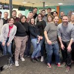 Building Enclosure Science Night out: Building Enclosure Science employees organize plenty of game nights, such as this one at Lang’s Bowlarama.
COURTESY BUILDING ENCLOSURE SCIENCE LLC