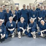 Amgen Rhode Island On the C-shift: Amgen Rhode Island staff’s commitment to teamwork, quality, and innovation helps advance Amgen’s mission to serve patients. Pictured are AR30 C-Shift Manufacturing team members.
COURTESY AMGEN RHODE ISLAND