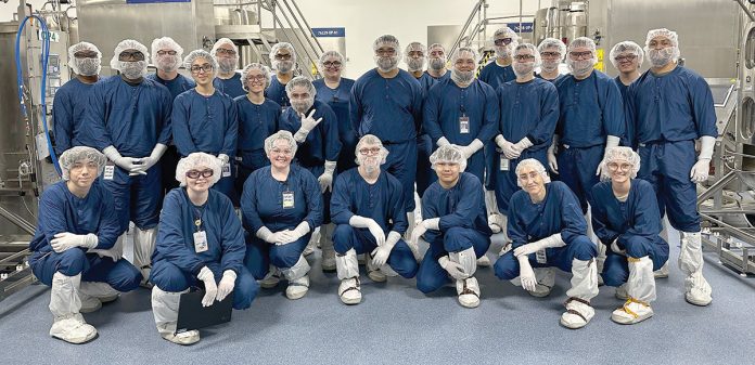 On the C-shift: Amgen Rhode Island staff’s commitment to teamwork, quality, and innovation helps advance Amgen’s mission to serve patients. Pictured are AR30 C-Shift Manufacturing team members.  COURTESY AMGEN RHODE ISLAND