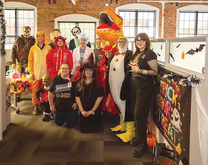 Dressed to impress: Collette Travel Service staff members at the annual Halloween celebration.
COURTESY COLLETTE TRAVEL SERVICE INC. Dressed to impress: Collette Travel Service staff members at the annual Halloween celebration.
COURTESY COLLETTE TRAVEL SERVICE INC.