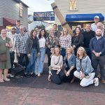 Embrace Home Loans ON THE TOWN: Embrace Home Loans staff members enjoy a night out in Newport.
COURTESY EMBRACE HOME LOANS INC.