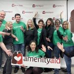 JOINING FORCES: Delta Dental employees volunteer with Amenity Aid, which provides essential hygiene products to those in need.  COURTESY DELTA DENTAL OF RHODE ISLAND