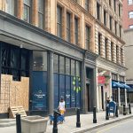 Banks doubling down on downtown branches NEW NEIGHBOR: Centreville Bank is preparing to move into the Lauderdale Building on Westminster Street in downtown Providence, a few doors down from Chase Bank and The Washington Trust Co.
PBN PHOTO/WILLIAM HAMILTON