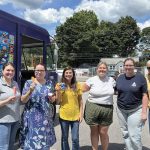 Arnold Lumber Co. COOLING OFF: Arnold Lumber hires an ice cream truck to give employees a refreshing break.
COURTESY ARNOLD LUMBER CO.