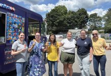 Arnold Lumber Co. COOLING OFF: Arnold Lumber hires an ice cream truck to give employees a refreshing break.
COURTESY ARNOLD LUMBER CO.