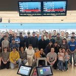 Bonding over bowling: KPMG organizes employee outings involving friendly competition.  COURTESY KPMG LLP