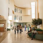 GRAND ­ENTRANCE: An $81 million expansion project at Kent County Memorial Hospital in Warwick will include a remodeling of the hospital’s lobby. The work is expected to be completed by the spring of 2028.  COURTESY CARE NEW ENGLAND HEALTH SYSTEM
