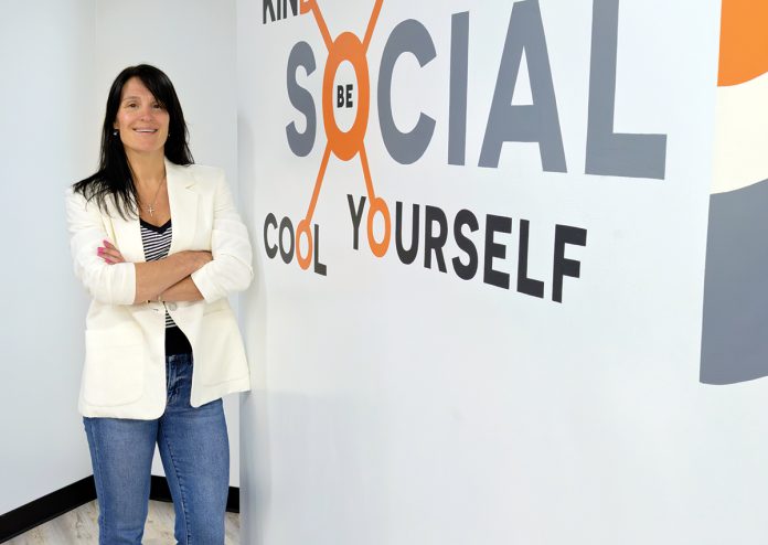 Stacey C. Liakos founded DDL Advertising in East Providence in 2017.  / PBN PHOTO/MICHAEL SALERNO