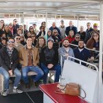 In the same boat: Providence Mutual organizes employee outings about two to three times per year, including this boat cruise.  COURTESY THE PROVIDENCE MUTUAL FIRE INSURANCE CO.