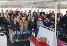 The Providence Mutual Fire Insurance Co. In the same boat: Providence Mutual organizes employee outings about two to three times per year, including this boat cruise.
COURTESY THE PROVIDENCE MUTUAL FIRE INSURANCE CO.