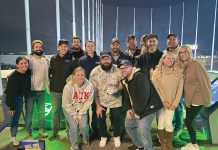JPS Construction and Design Inc. DISPLAYING DRIVE: Co-workers from JPS Construction and Design Inc.
spend some time together at Topgolf sports and entertainment complex.
COURTESY JPS CONSTRUCTION AND DESIGN INC.