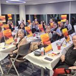 University Orthopedics Inc. Paint the town orange: University Orthopedic employees participate in a company paint night.
COURTESY UNIVERSITY ORTHOPEDICS INC.