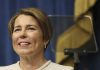 MASSACHUSETTS GOV. Maura T. Healey signed a bill that allows cities and bars to opt into a plan that will allow those establishments to remain open until 3 a.m. until July 31. / AP FILE PHOTO / JESSICA RINALDI  