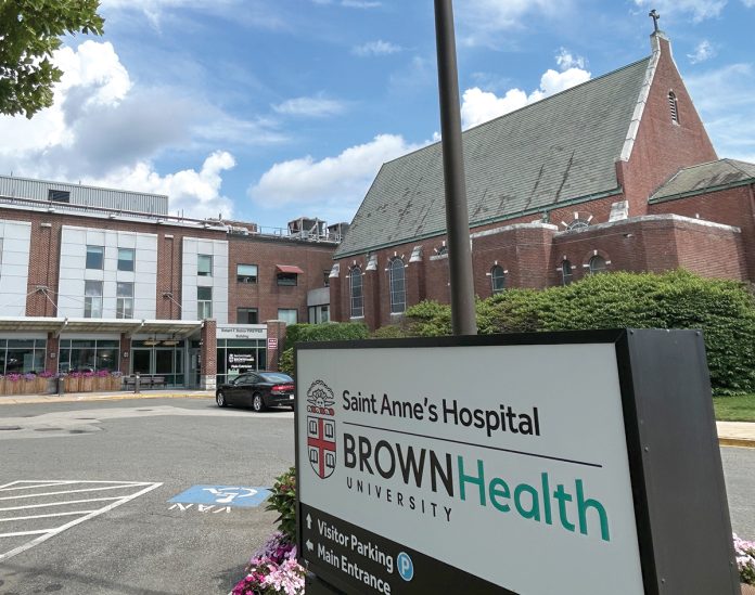 ECONOMIC ILLS: Brown University Health’s­ 2024 purchase of two Massachusetts hospitals, including Saint Anne’s in Fall River, has led to significant financial losses.  PBN FILE PHOTO/­WILLIAM HAMILTON