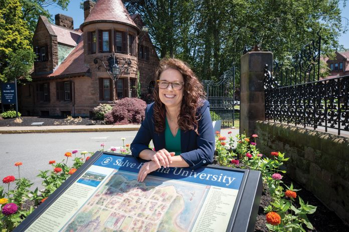 TOURISM TRACK: Melissa Varao, an associate professor at the Salve Regina University School of Business, crafted a degree track for a tourism, hospitality and event management bachelor’s program, which is now enrolling students for fall classes.  PBN PHOTO/ DAVID HANSEN