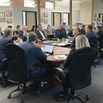 Give business leaders more say on economic development FULL HOUSE: Gov. Daniel J. McKee, third from the left, leads a June meeting of the R.I. Commerce Corp. board, whose 12 members are appointed by the governor.
COURTESY R.I. COMMERCE CORP.