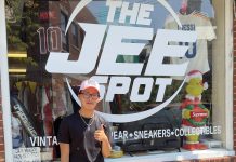 NEXT STEP: Jee Holden turned his hobby of selling streetwear items on Instagram into a business with the grand opening of The Jee Spot in Newport in June.  PBN PHOTO/CHRISTOPHER ALLEN