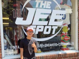 Clothier advances pop-up concept into full brick-and-mortar operation in Newport NEXT STEP: Jee Holden turned his hobby of selling streetwear items on Instagram into a business with the grand opening of The Jee Spot in Newport in June.
PBN PHOTO/CHRISTOPHER ALLEN