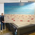 Josef Blazar became owner and president of Blazing Editions in East Greenwich in 2016. The fine art printmaker was started by his father, Alan Blazer, 30 years ago. / PBN PHOTO/MICHAEL SALERNO