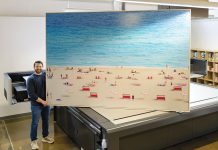 Stay curious Josef Blazar became owner and president of Blazing Editions in East Greenwich in 2016. The fine art printmaker was started by his father, Alan Blazer, 30 years ago. / PBN PHOTO/MICHAEL SALERNO