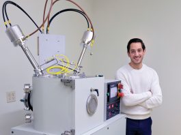 Peter Ricci III co-founded Providence-based Trace Sensing Technologies Inc.  in 2020 and became CEO  and president in 2022. / PBN PHOTO/MICHAEL SALERNO