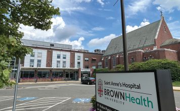 TURNAROUND TIME? Brown University Health has recently made leadership changes at Saint Anne’s Hospital in Fall River, which lost $8.9 million in fiscal 2025. The losses have continued in 2026.  PBN PHOTO/WILLIAM HAMILTON