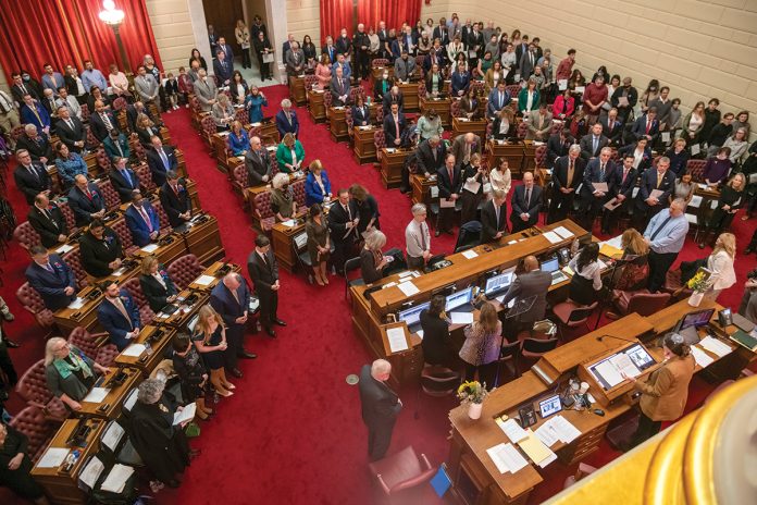 Photographer THE CHAMBERS MAY be full, but challengers for the House and Senate seats at the R.I. Statehouse are few and far between in 2026. / PBN FILE PHOTO/MICHAEL SALERNO