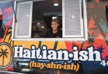 AUTHENTIC FLAVORS: Anne Rabel launched Haitian.ish as a Providence-based catering company in 2023 and opened her food truck, pictured, two years later. PBN PHOTO/STEPHANIE BERNABA